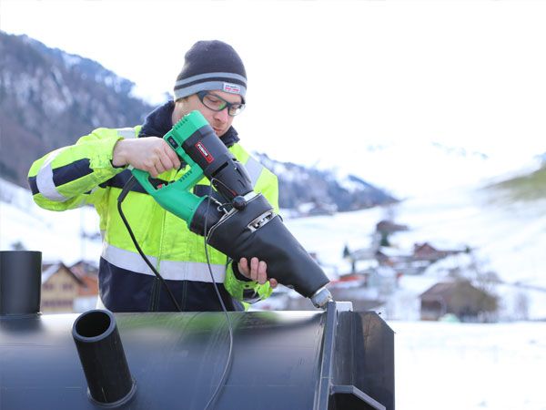 Сварка пластика экструдером