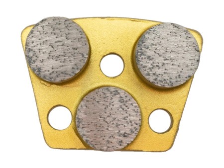 Трехточечный шлифовальный сегмент, Ø25ммх10 мм, для мягкого бетона, 16