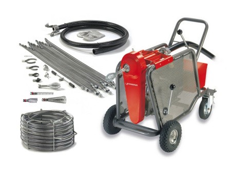 Машина для чистки труб R140,  комплект Машина для чистки труб R140,  комплект